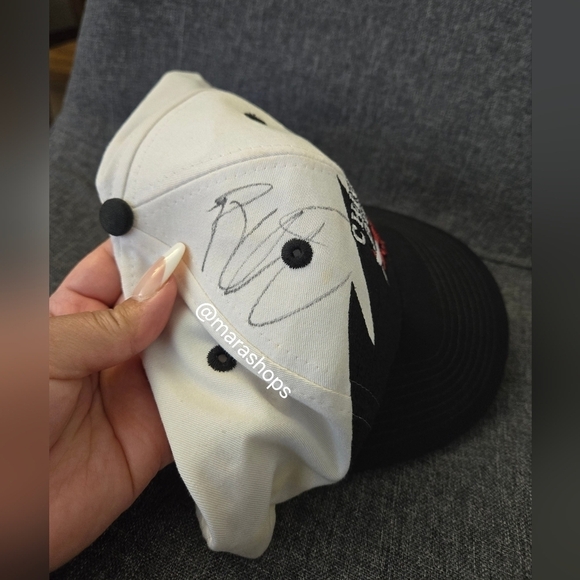 Vintage 90's Chicago Bulls Logo 7 Sharktooth Snapback Basketball Hat - Picture 4 of 8